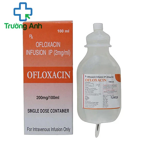 Ofloxacin 200mg/100ml Yuria - Thuốc trị nhiễm khuẩn của Ukraine