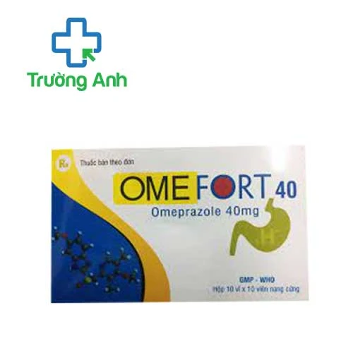 Omefort 40 Quapharco - Thuốc điều trị trào ngược dạ dày