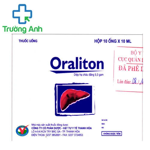 Oraliton Thephaco - Giúp bảo vệ gan, tăng cường chức năng gan