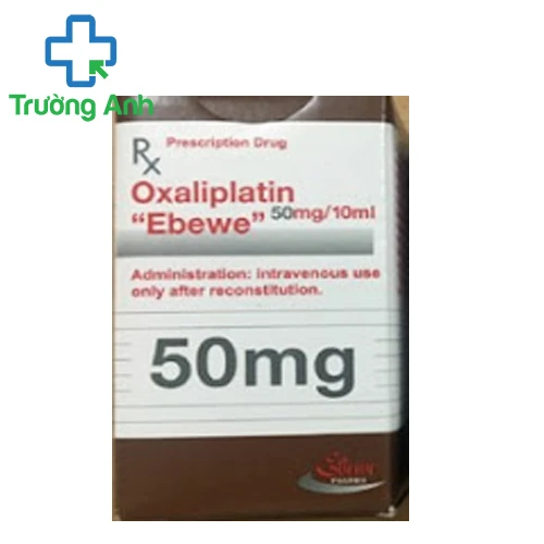 Oxaliplatin "Ebewe" 50mg/10ml - Thuốc điều trị ung thư đường ruột
