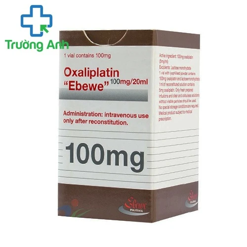 Oxaliplatin "Ebewe" 100mg/20ml - Thuốc trị ung thư đường ruột 
