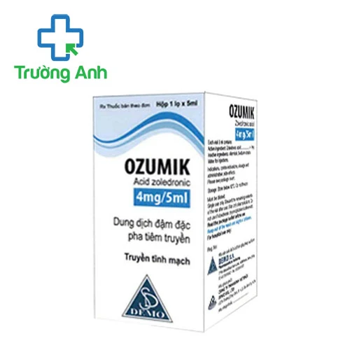 Ozumik 4mg/5ml Demo - Thuốc điều trị bệnh canxi huyết do ung thư