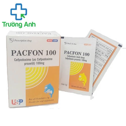 PACFON 100 USP (bột) - Thuốc điều trị nhiễm khuẩn nhẹ và vừa