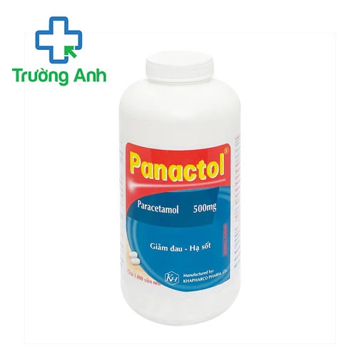 Panactol 500mg (viên nén) - Thuốc giảm đau, hạ sốt hiệu quả