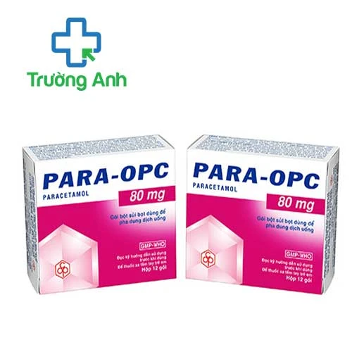 Para-OPC 80mg - Thuốc giảm đau, hạ sốt hiệu quả