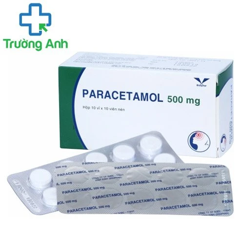 Paracetamol 500mg Bidiphar - Thuốc giảm đau nhanh chóng