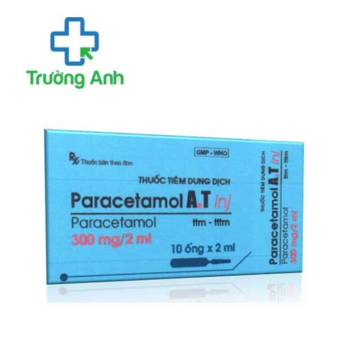 Paracetamol A.T inj 300mg/2ml - Thuốc giảm đau nhanh hiệu quả