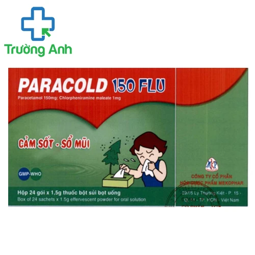 Paracold 150 Flu Mekophar - Thuốc hạ sốt giảm đau hiệu quả