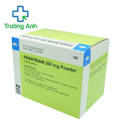 Paratriam 200mg Powder Lindopharm - Thuốc tiêu nhầy hô hấp