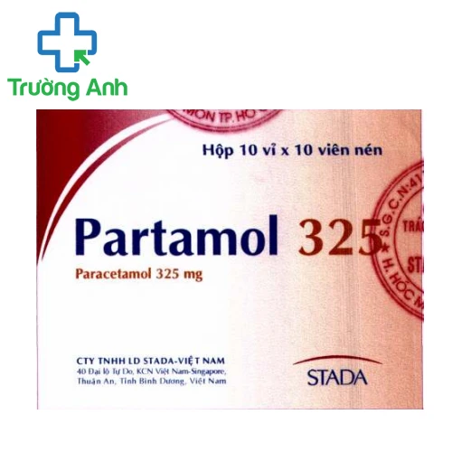 Partamol 325 - Thuốc giảm đau, hạ sốt hiệu quả của STADA