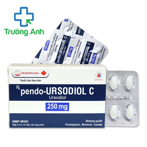 Pendo-Ursodiol C 250mg - Thuốc điều trị sỏi túi mật hiệu quả
