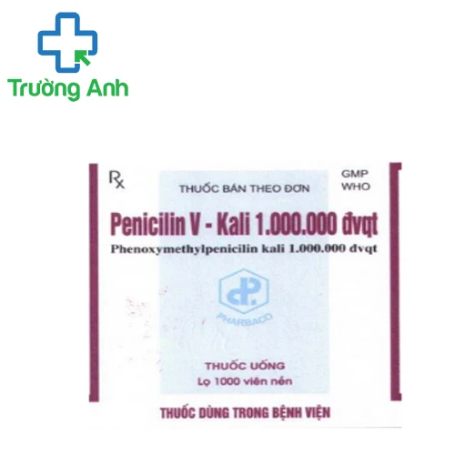 Penicilin V Kali 1.000.000 đvqt - Thuốc trị nhiễm trùng hiệu quả