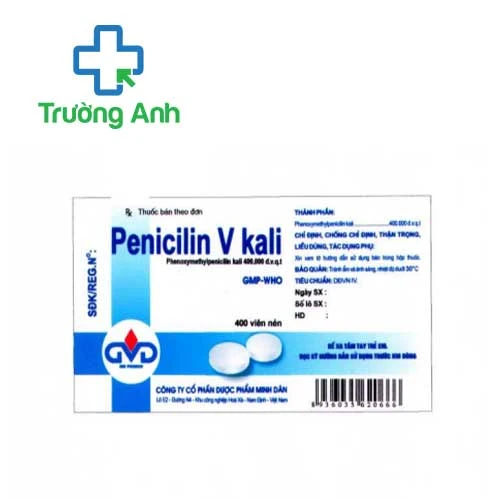 Penicilin V kali 400.000IU MD Pharco - Thuốc trị nhiễm khuẩn