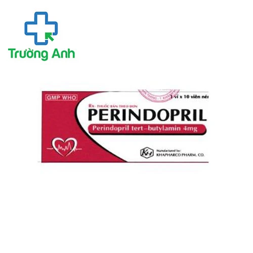 Perindopril 4mg Khapharco - Thuốc trị tăng huyết áp hiệu quả