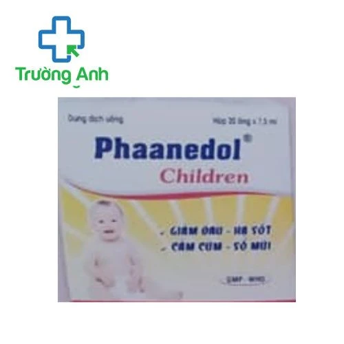 Phaanedol Children NIC Pharma - Hạ sốt, giảm đau cho trẻ