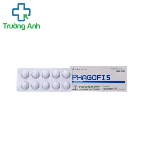 Phagofi 5mg Armephaco - Thuốc điều trị các bệnh đường hô hấp
