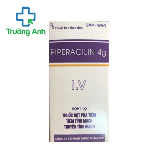 Piperacilin 4g VCP - Thuốc điều trị nhiễm khuẩn hiệu quả