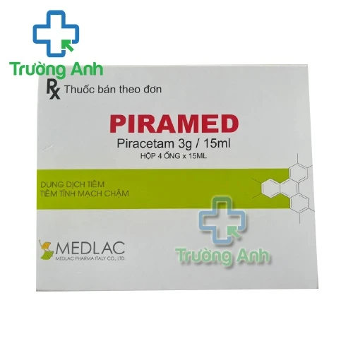 Piramed 3g/15ml Medlac - Thuốc điều trị đột quỵ, chóng mặt