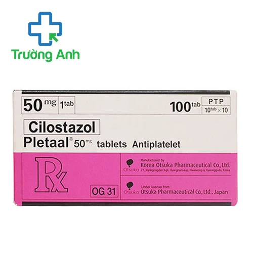 Pletaal Tablets 50mg Otsuka -Thuốc điều trị thiếu máu cục bộ 