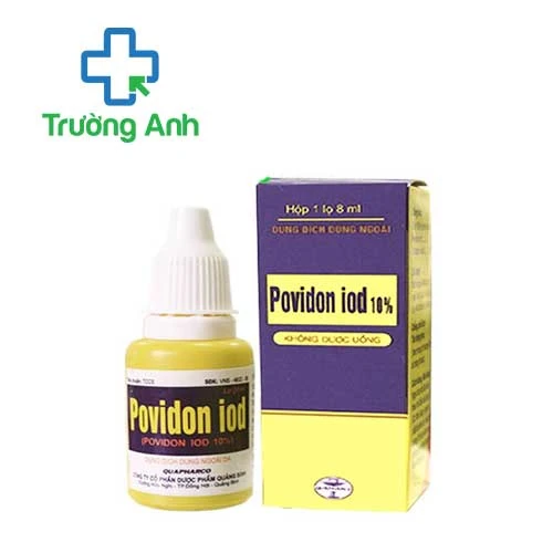 Povidon iod 10% Quapharco - Sát khuẩn vết thương hiệu quả