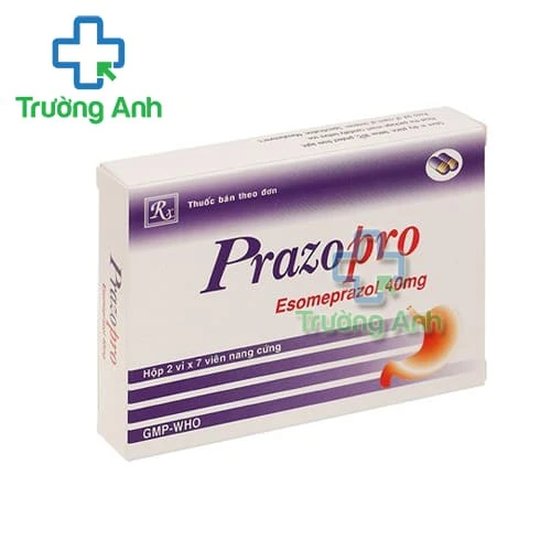 Prazopro 40mg TV.Pharm - Thuốc điều trị loét dạ dày - tá tràng lành tính