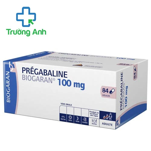 Pregabaline Biogaran 100mg - Thuốc trị đau thần kinh, động kinh
