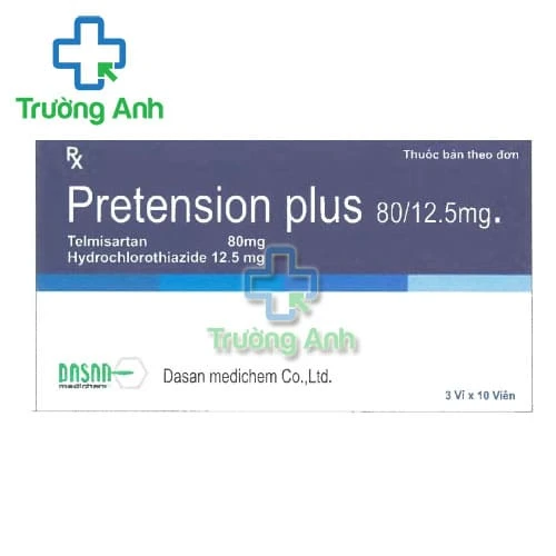Pretension Plus 80/12.5 mg - Thuốc điều trị tăng huyết áp Hàn Quốc