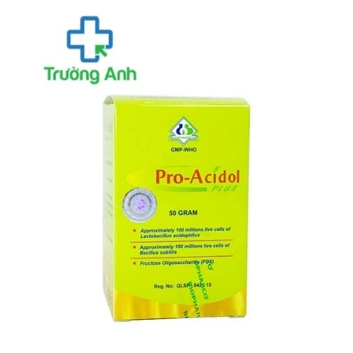 Pro-Acidol Plus (lọ 50g)- Bổ sung vi khuẩn có lợi cho đường ruột
