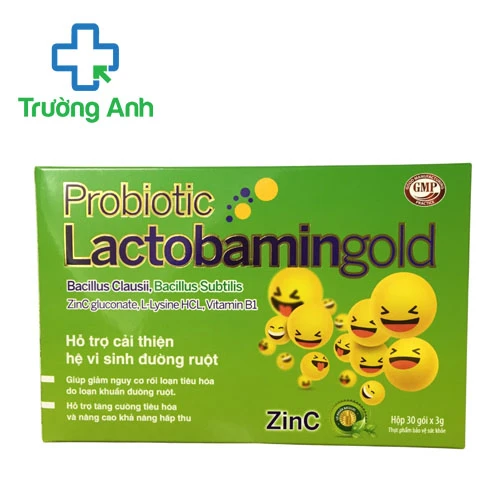 Probiotic Lactobamingold Tradiphar - Bổ sung vitamin và khoáng chất  