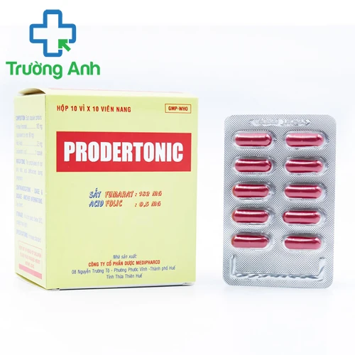 Prodertonic Tenamyd - Hỗ trợ bổ sung sắt và acid folic