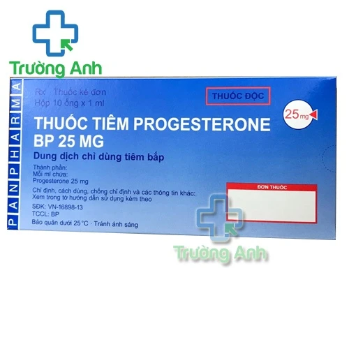 Progesterone injection BP 25mg Rotexmedica - Thuốc trị chảy máu cổ tử cung