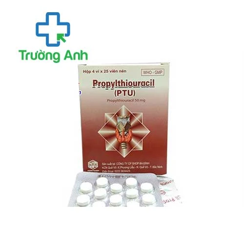 Propylthiouracil 50mg Nam Hà - Thuốc trị tăng sinh tuyến giáp