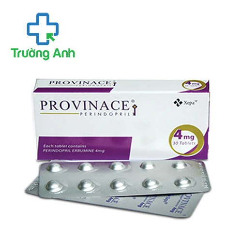 Provinace 4mg Xepa - Thuốc điều trị tăng huyết áp của Malaysia
