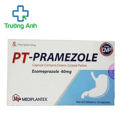 PT – Pramezole 40mg Mediplantex - Thuốc điều trị trào ngược dạ dày
