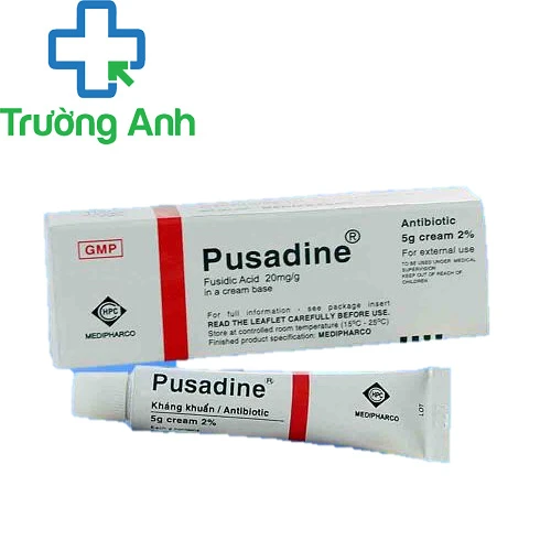 Pusadine - Thuốc điều trị nhiễm trùng da của Medipharco