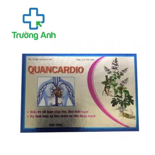 Quancardio Quapharco - Giúp hỗ trợ điều trị các bệnh về tim mạch