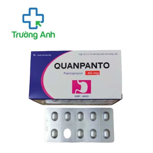Quanpanto 40mg Quapharco - Thuốc trị viêm loét dạ dày tá tràng