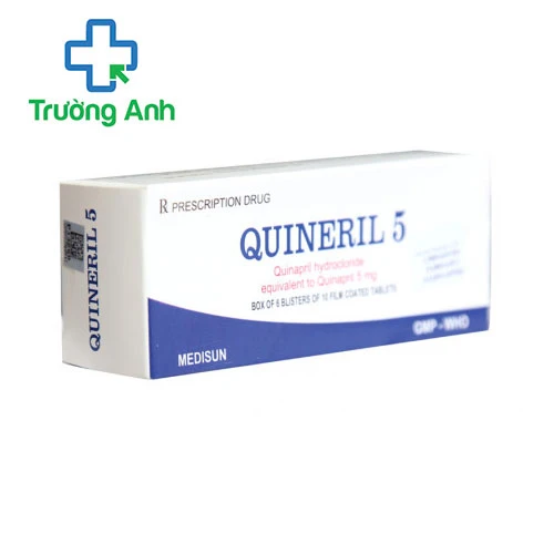 Quineril 5 - Thuốc điều trị tăng huyết áp vô căn của Medisun