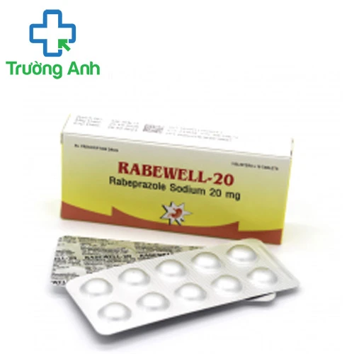 Rabewell 20mg - Thuốc trị viêm loét dạ dày tá tràng của Ấn Độ
