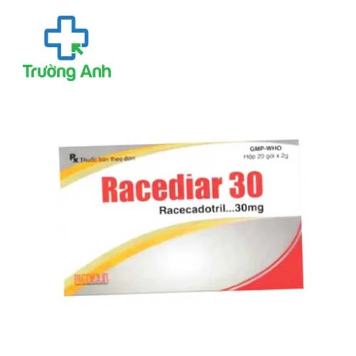 Racediar 30 - Thuốc điều trị tiêu chảy cấp hiệu quả của Medisun