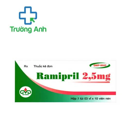 Ramipril 2,5mg MD Pharco - Thuốc điều trị bệnh tăng huyết áp