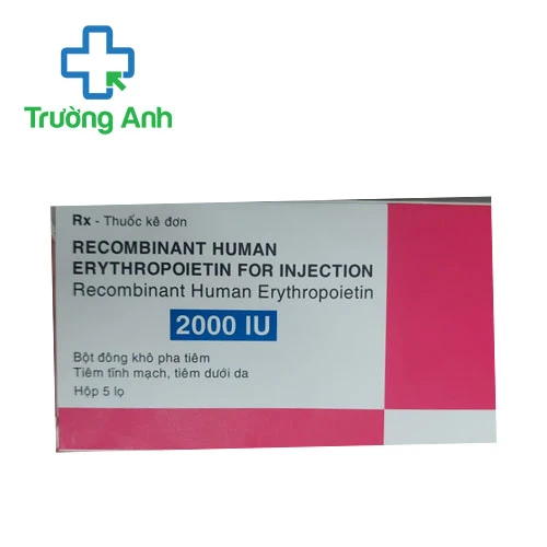 Recombinant Human Erythropoietin for Injection 2000IU - Thuốc trị thiếu máu