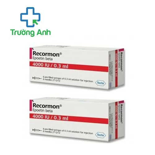 Recormon 4000IU/0,3ml Roche - Thuốc điều trị thiếu máu của Đức
