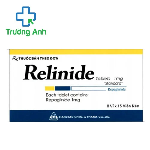 Relinide Tablets 1mg "Standard" - Thuốc trị đái tháo đường tuýp 2