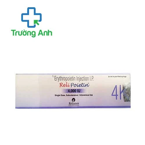 Relipoietin 4000IU Pharbaco - Thuốc điều trị thiếu máu hiệu quả
