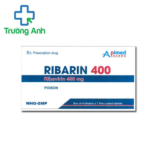 Ribarin 400 - Thuốc điều trị viêm gan siêu vi C của Apimed