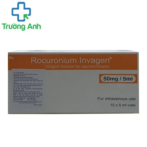 Rocuronium Invagen 50mg/5ml - Thuốc trị giãn cơ trong phẫu thuật