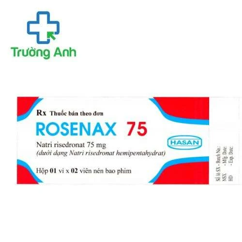 Rosenax 75 Hasan - Dermapharm - Điều trị và dự phòng loãng xương