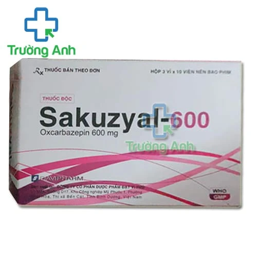Sakuzyal 600 - Thuốc trị bệnh động kinh hiệu quả của Davipharm
