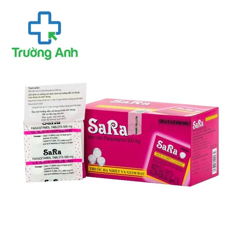 Sara (viên) - Thuốc giảm đau, hạ sốt của Thai Nakorn Patana